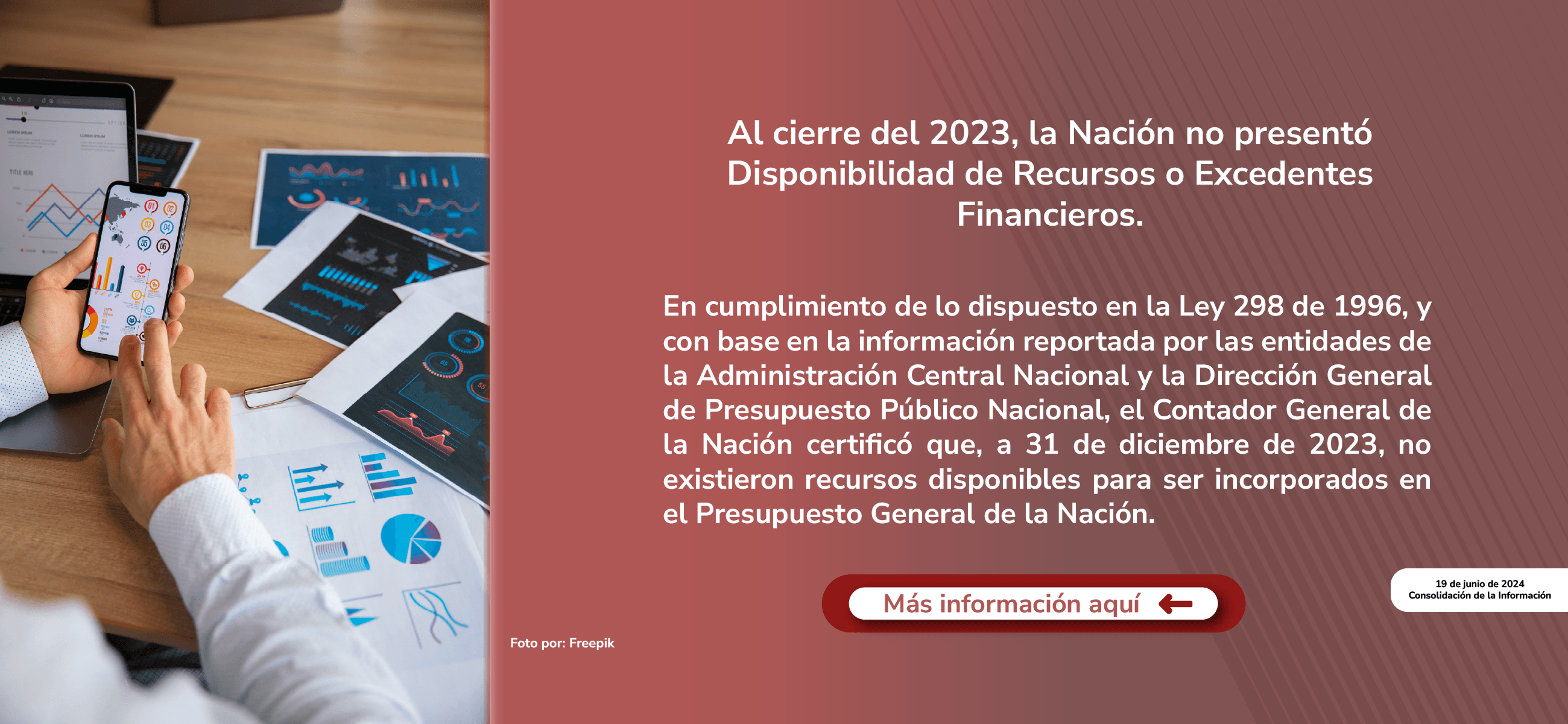 Disponibilidad al cierre 2023