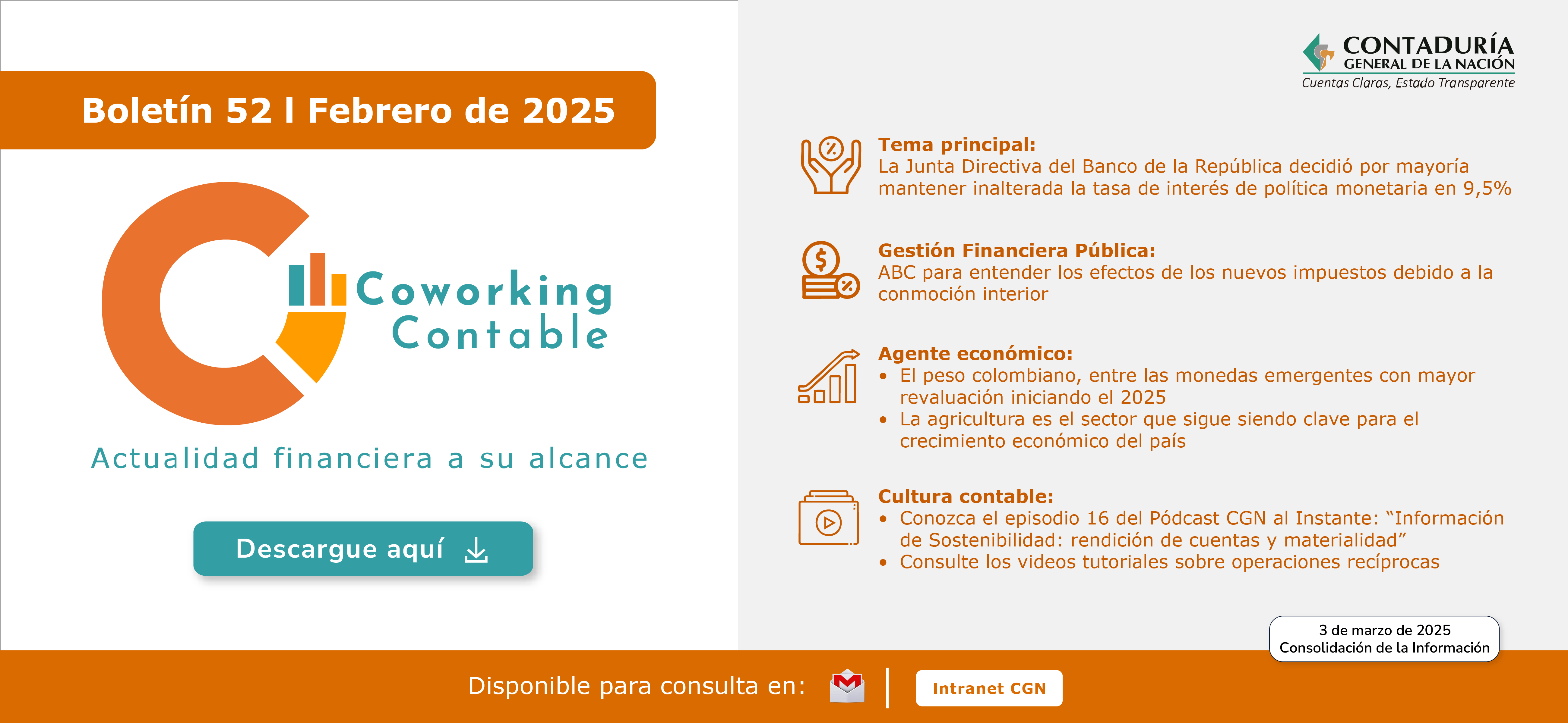 Boletín Coworking Contable # 52 - Febrero 2025