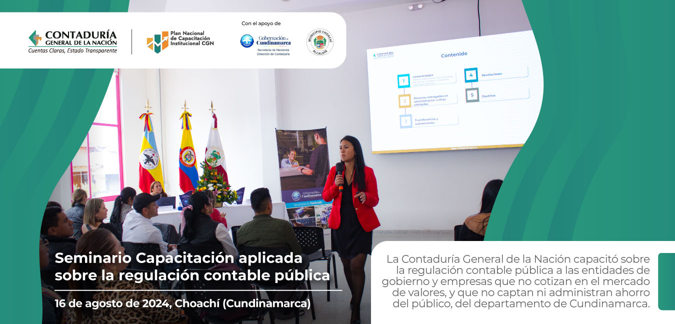 La CGN está en Choachí (Cundinamarca) capacitando sobre la regulación contable pública