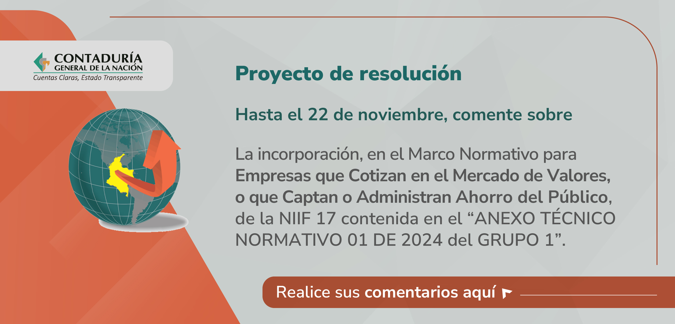 Proyecto de Resolución NIIF17