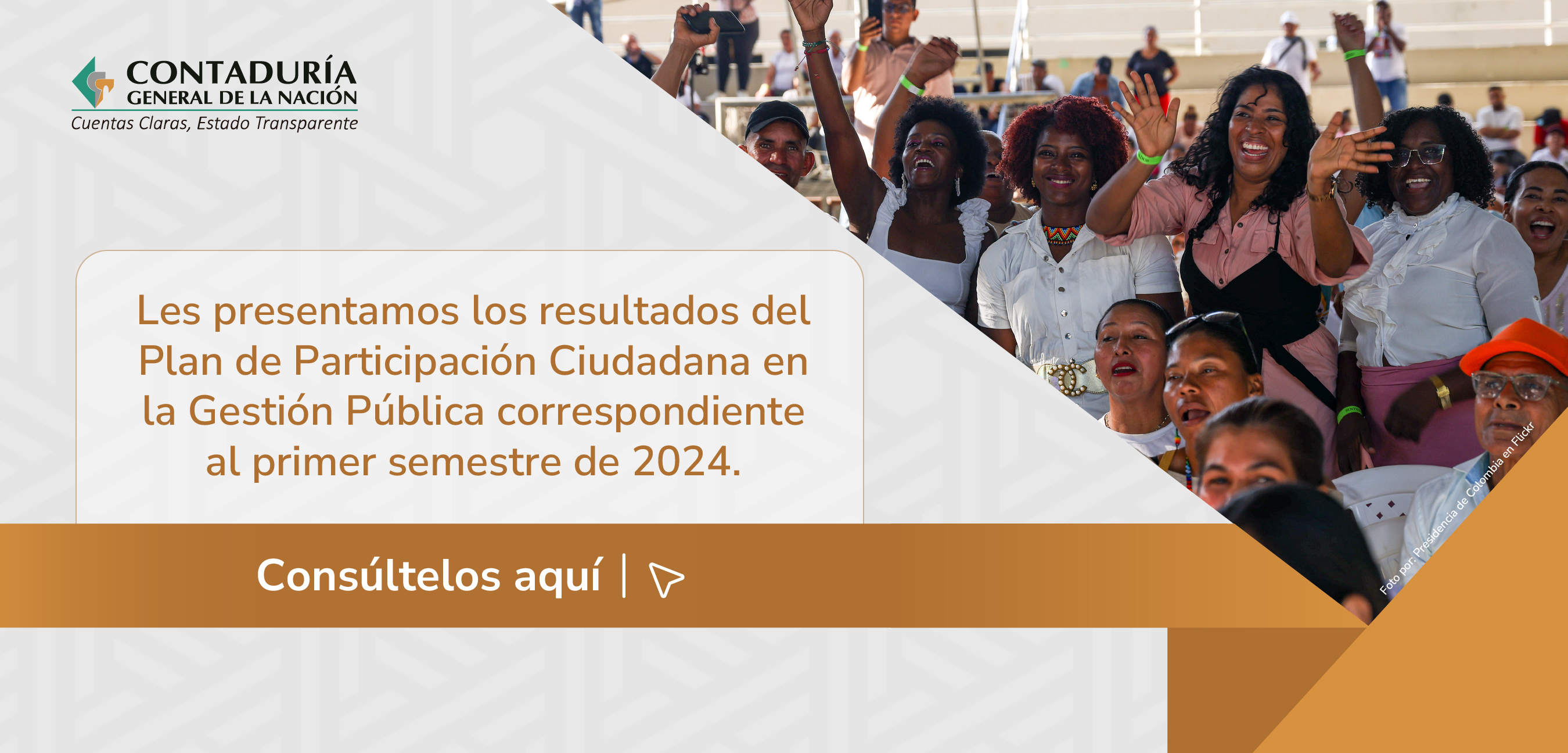 Resultados del Plan de Participación Ciudadana en la Gestión Pública del primer semestre de 2024