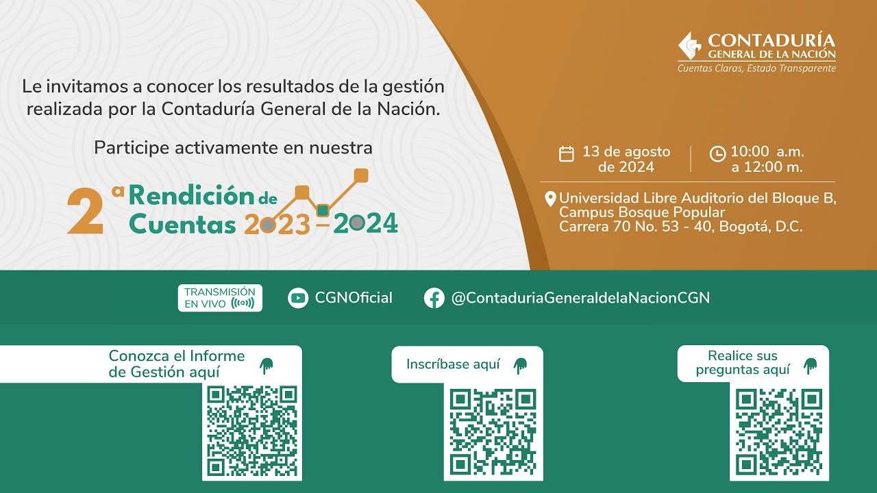 2da Rendición de Cuentas 2023 - 2024